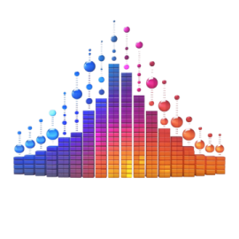 an image of a colorful bar chart
