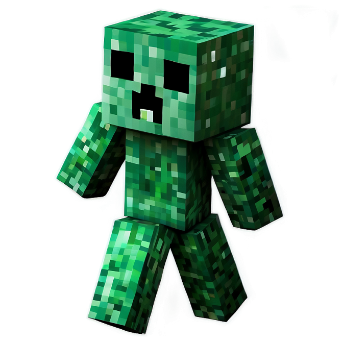 an image of a minecraft creeper