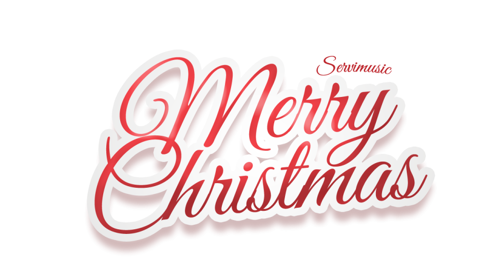 merry christmas lettering