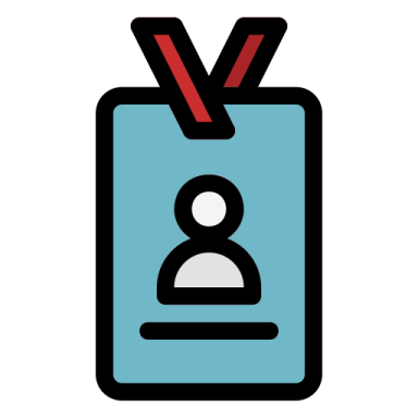 a medal icon with a person on it