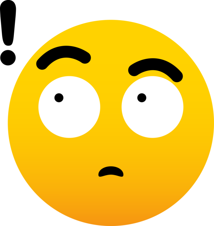 a yellow smiley face with an expression