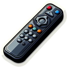 an illustration of a remote control