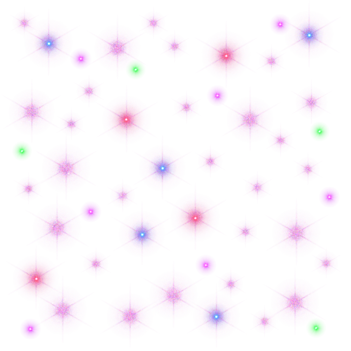 a white background with many different colored stars