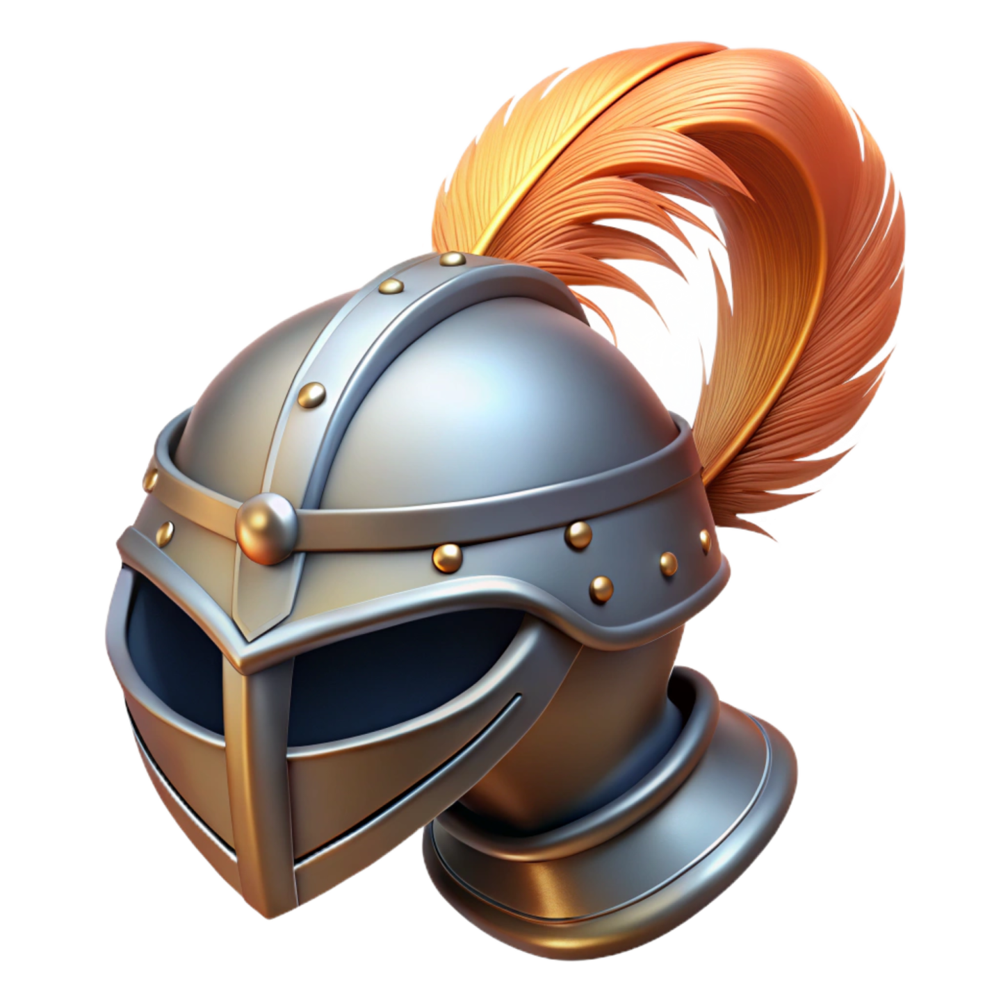 an image of a helmet with orange hair