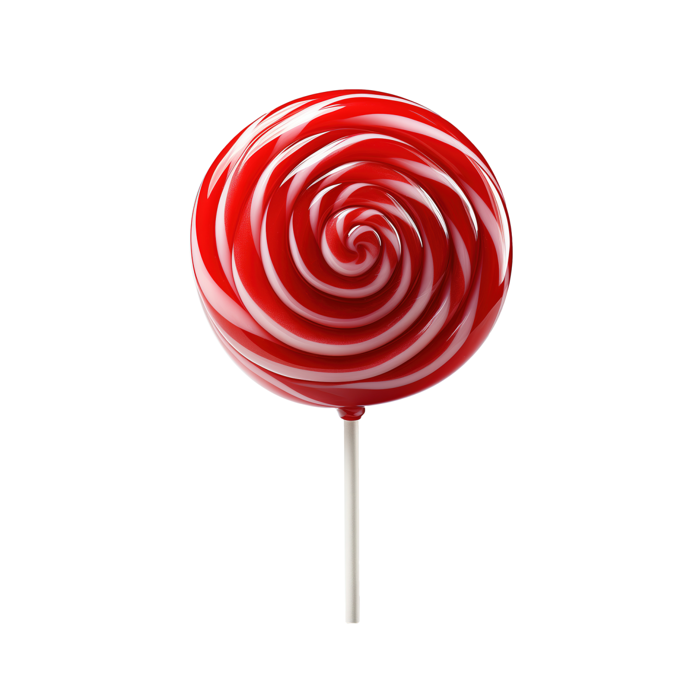 a red and white lobok on a white background