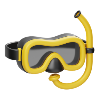 an image of a pair of diving goggles