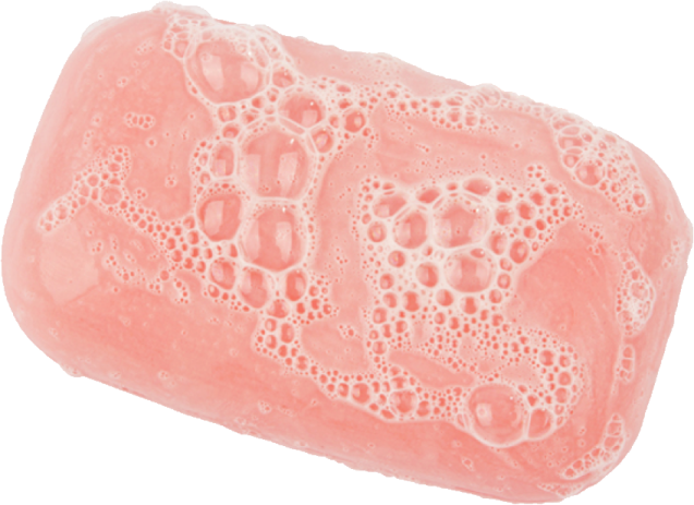a soap bar on a white background