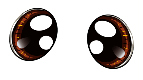 a pair of brown and black earrings