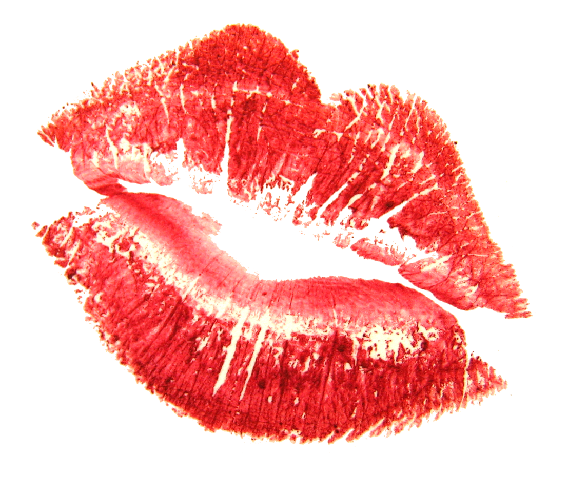 a close up of a red and white lipstick