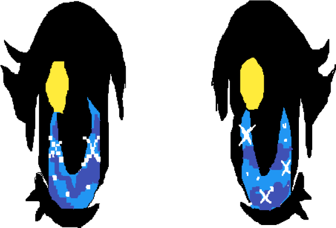 two images showing the different angles of a horse's head