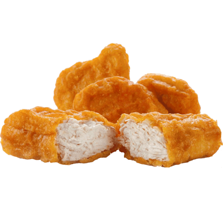 a pile of chicken nus