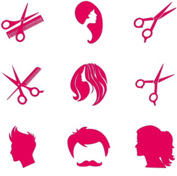 a set of hairdres and scissors