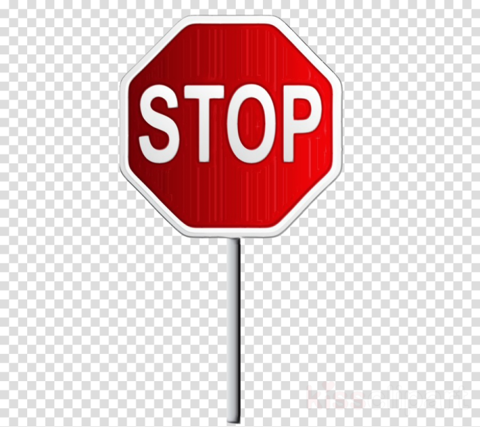 a red stop sign on a white background