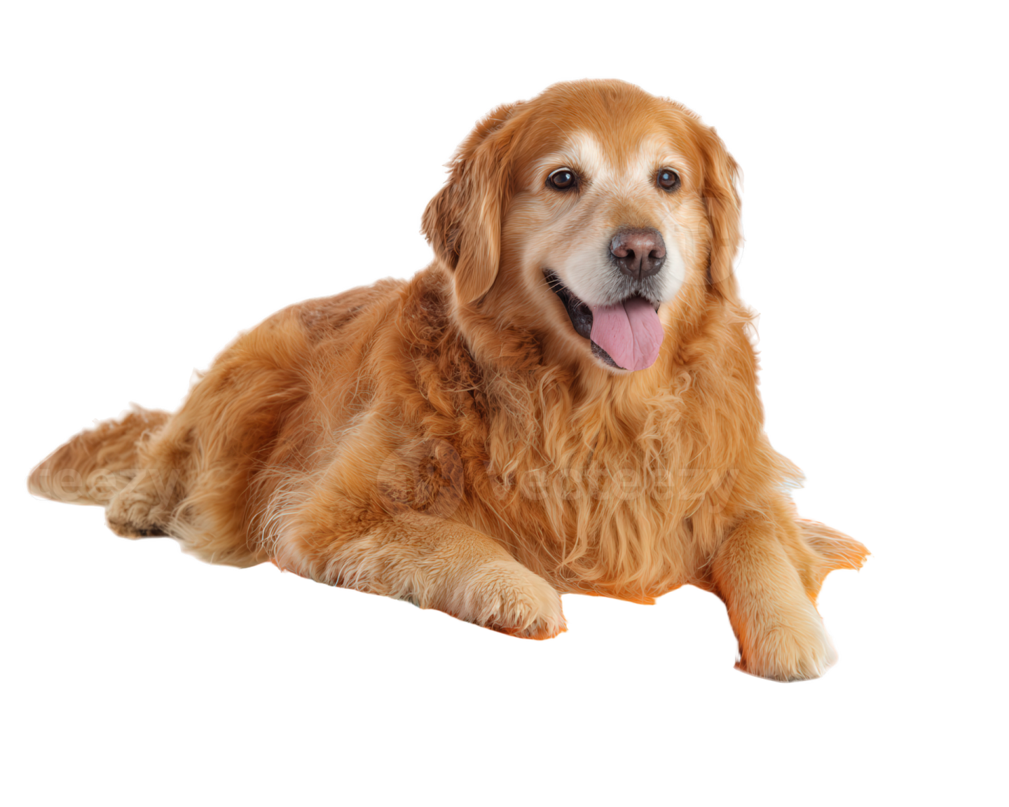 a dog laying on top of a surfboard