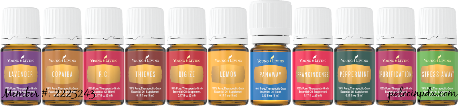 a set of essential oils for aromas