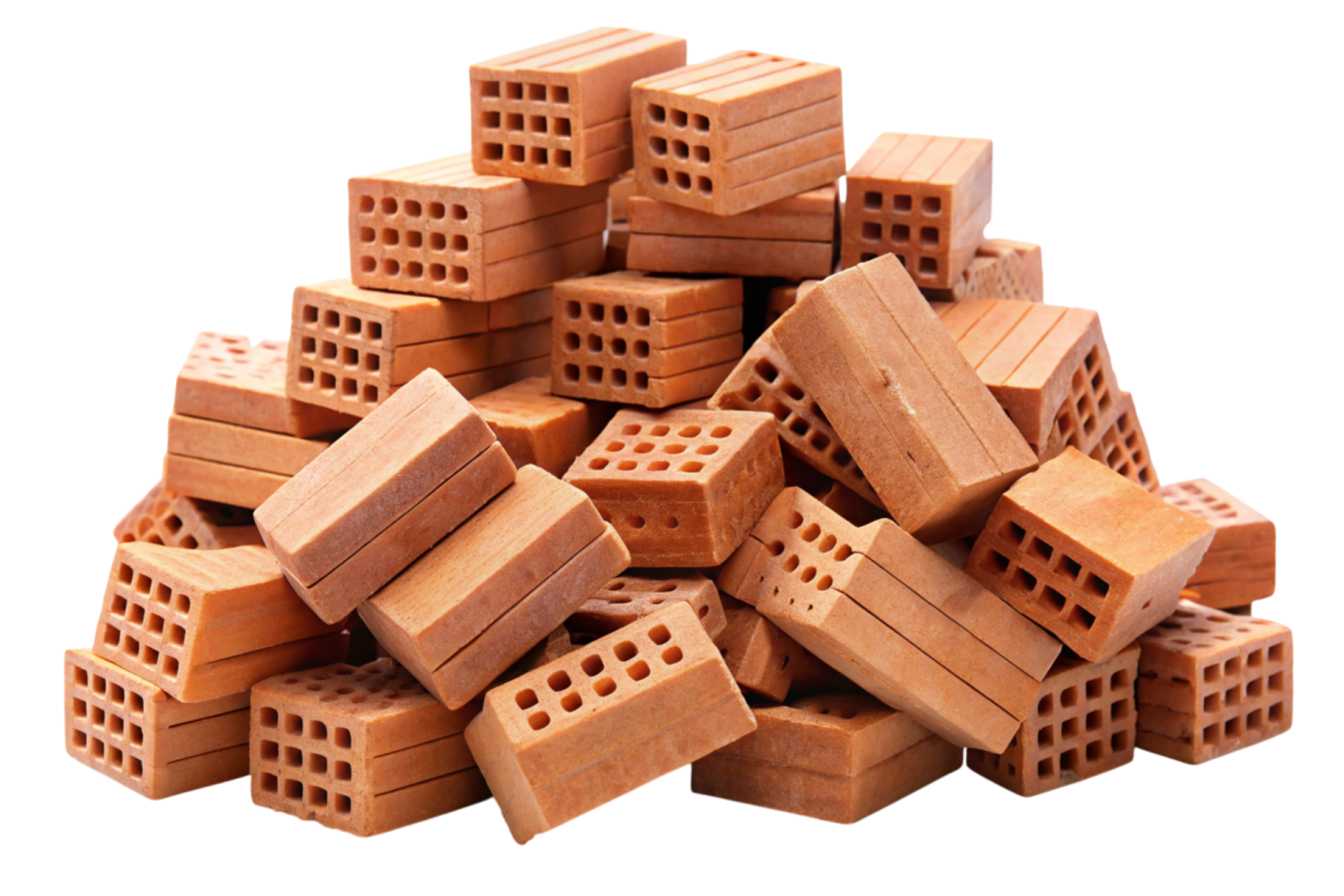 a pile of wooden blocks