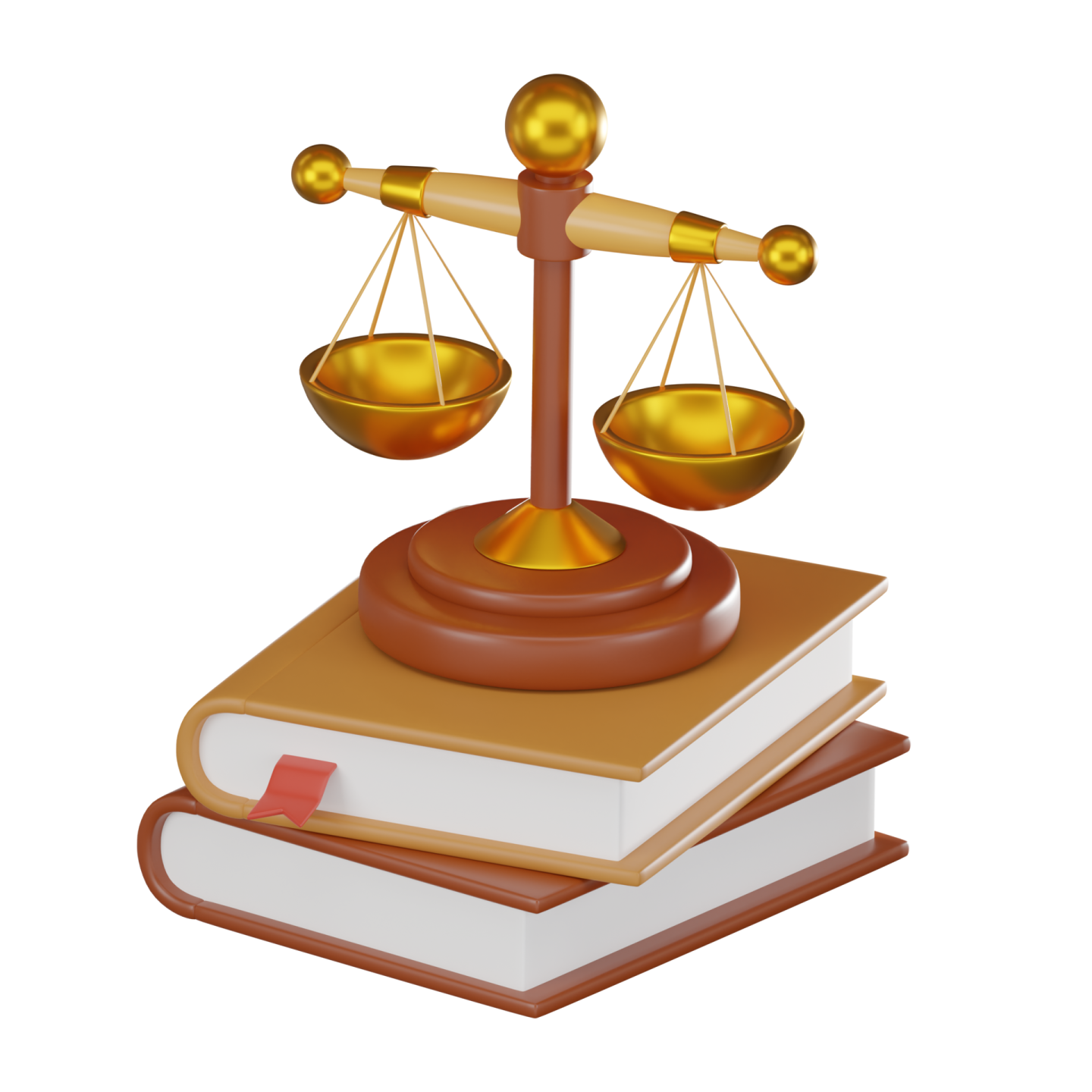the scales of justice on a book