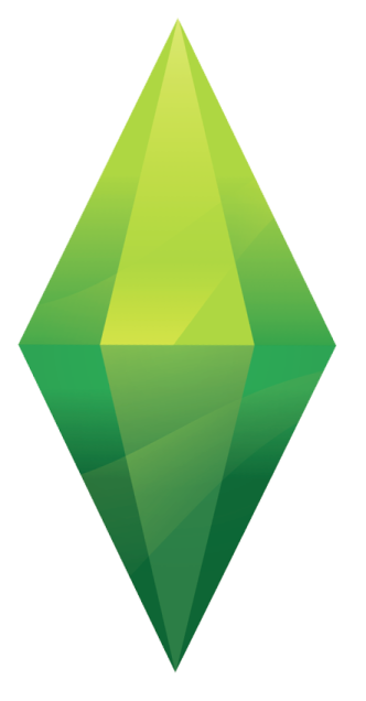 a green diamond on a white background