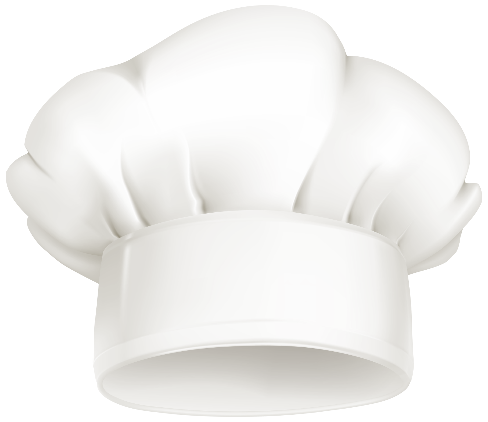 a chef hat on a white background