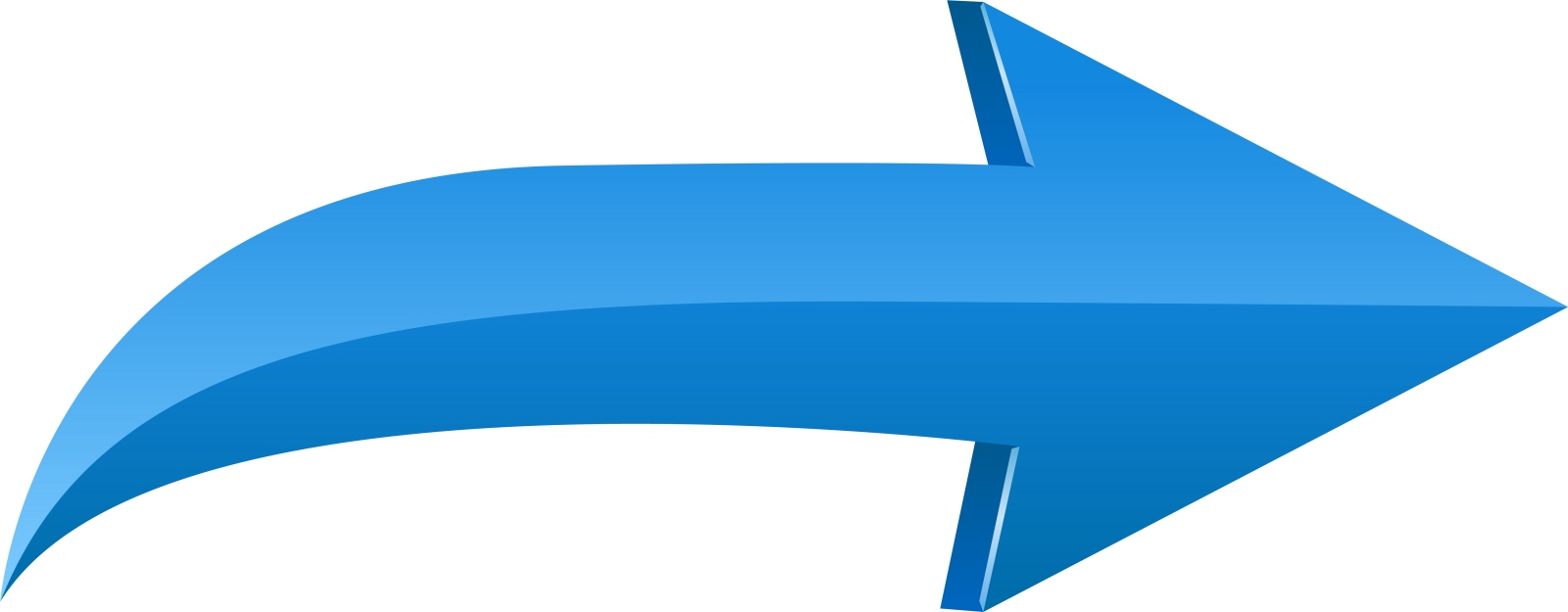 a blue arrow icon