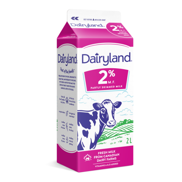 dairyland 2 % milk