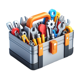 a tool box filled with tools