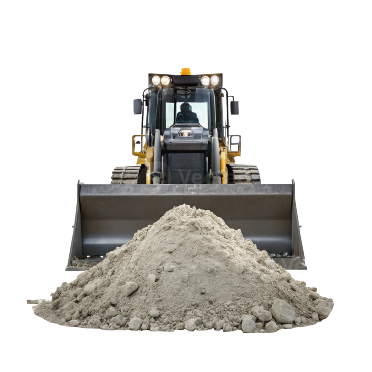 a bull loader on a white background
