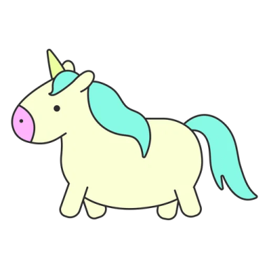 how to draw a unicorn step by step