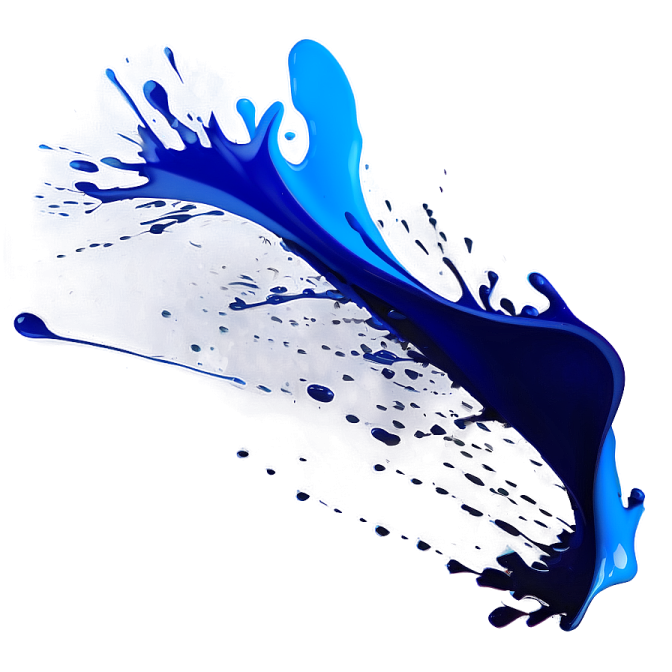 a splash of paint on a white background