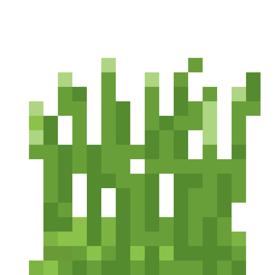 a white background with green squares on it