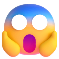 an image of a person's face with their hands on it