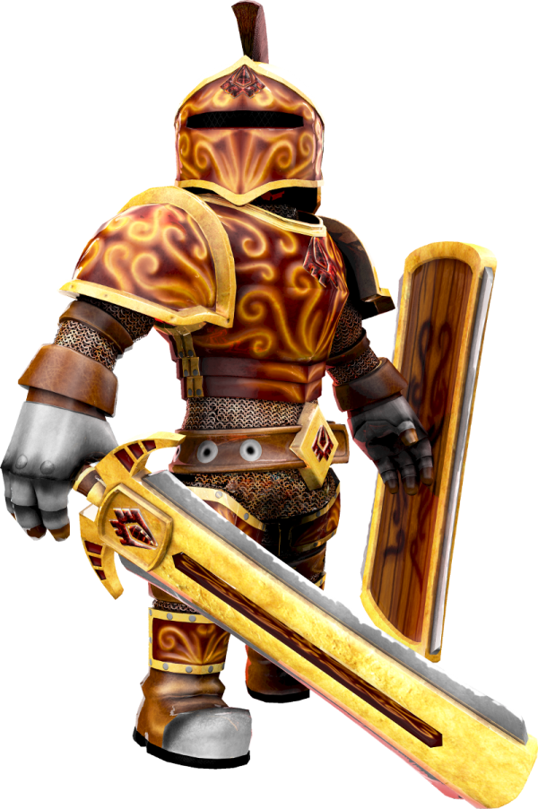 a 3d illustration of a knight with a sword and shield