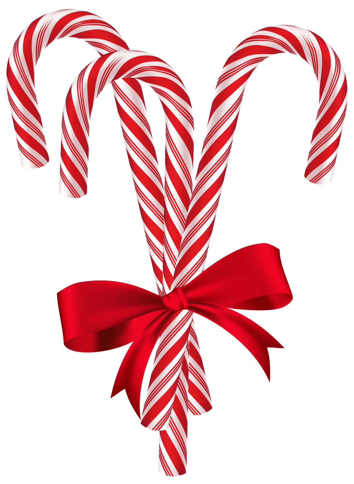 a candy cane with red and white stripes