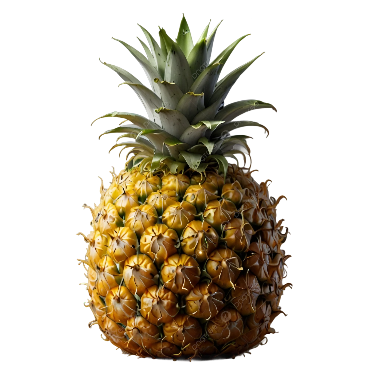 a pineapple on a white background