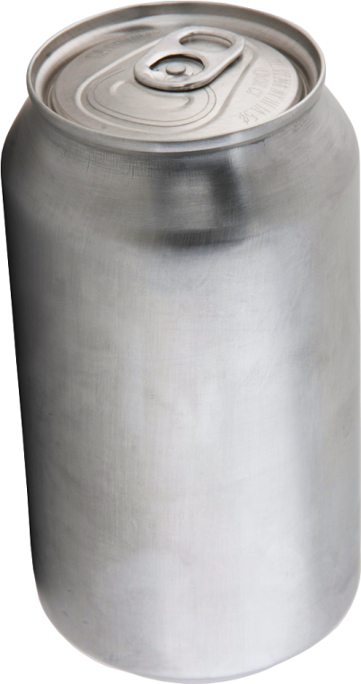 a can of soda on a white background