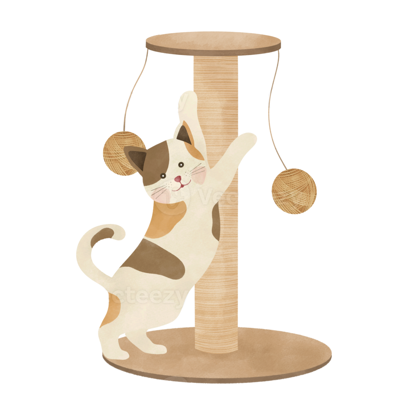 a brown and white dog playing with a ball of yarn