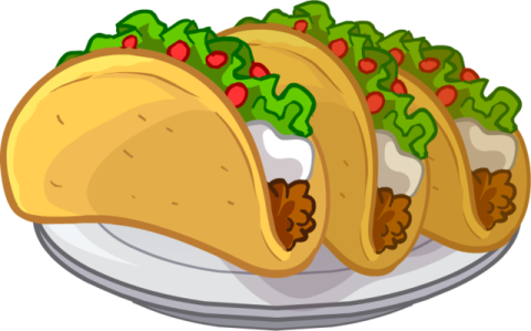 a plate filled with three taco tacoss