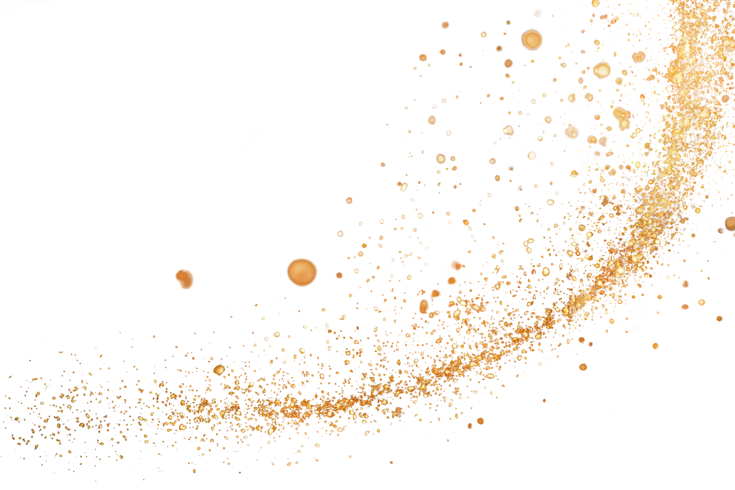 a white background with lots of gold dots