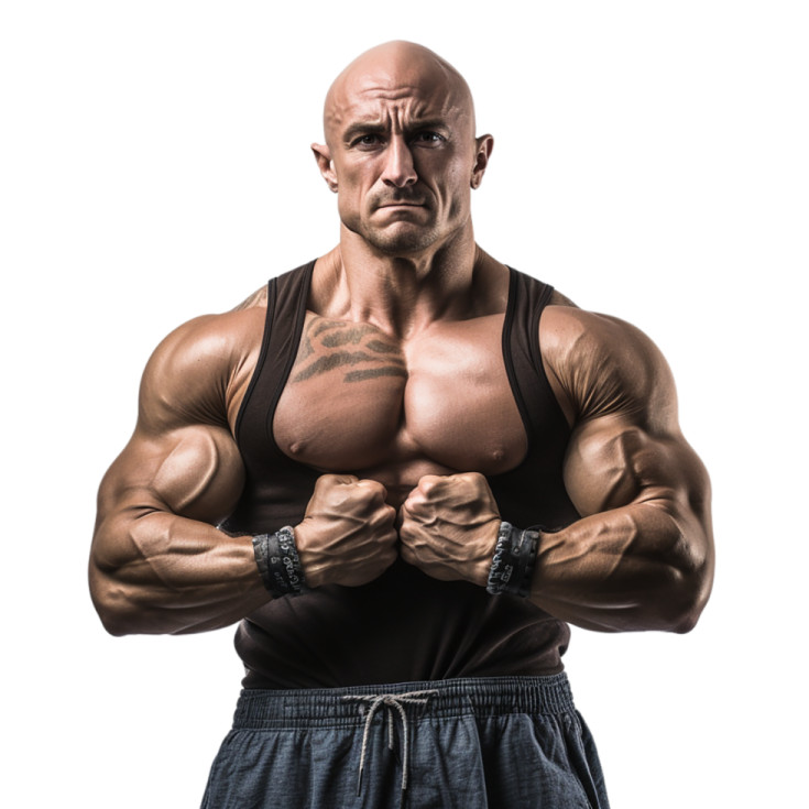 a man posing with his hands on his chest