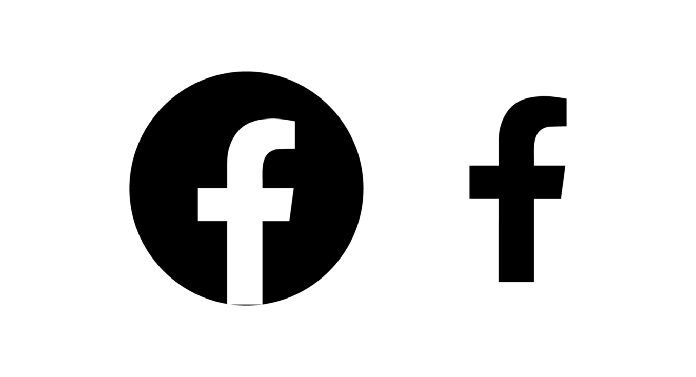 a black and white logo with the letter f