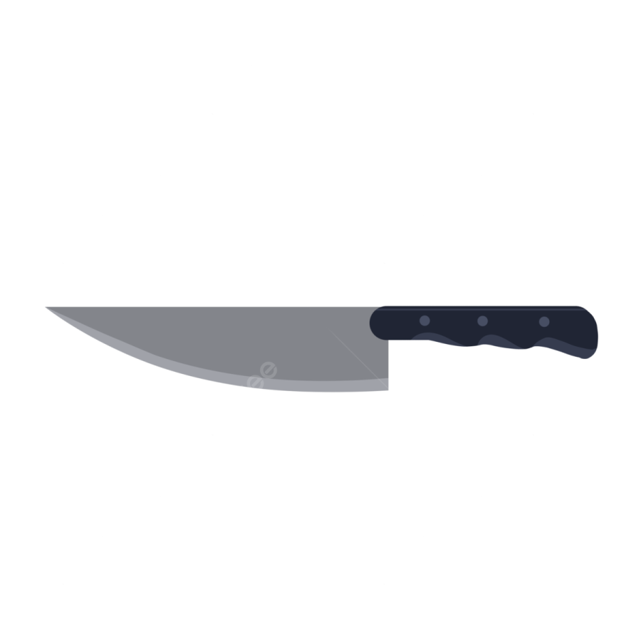a knife on a white background
