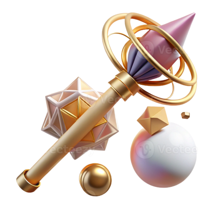 an image of a gold and purple object