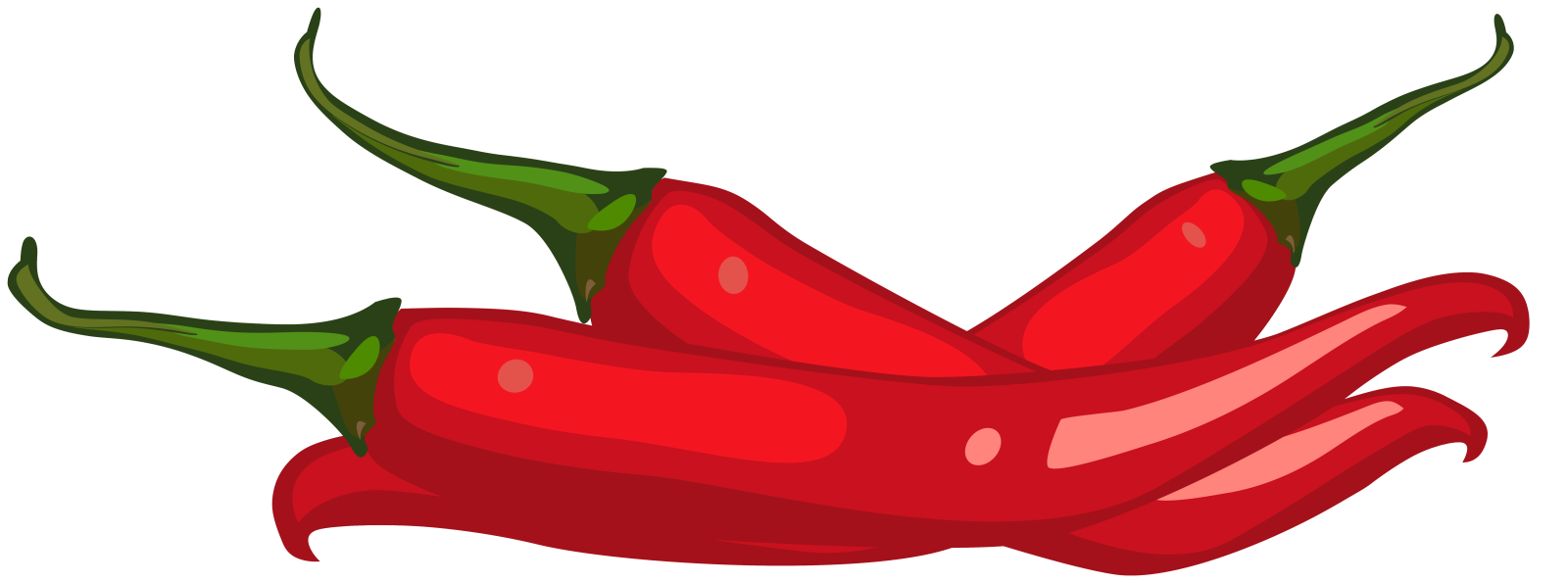 a red chili pepper with green leaves
