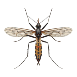an insect on a white background