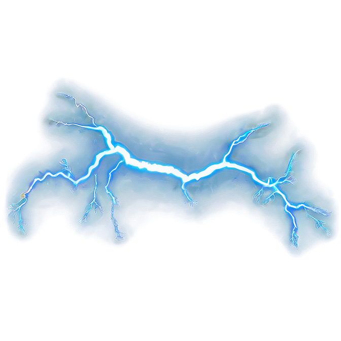 a drawing of lightning in the sky