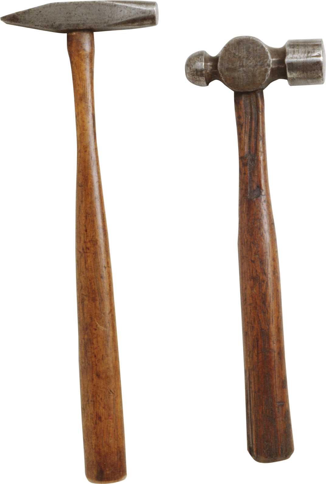 two axes, one with a hammer and the other with an axe