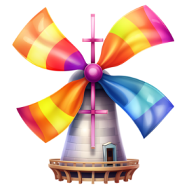 an image of a windmill