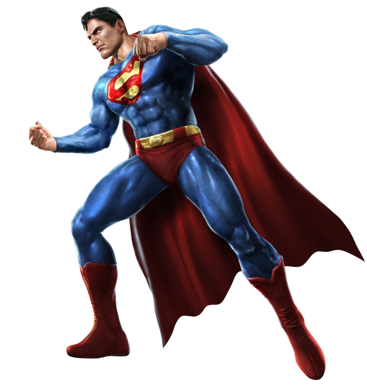 a man in superman's costume