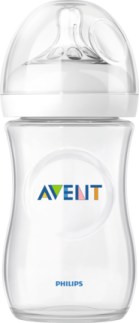 a baby bottle with the word avet on it