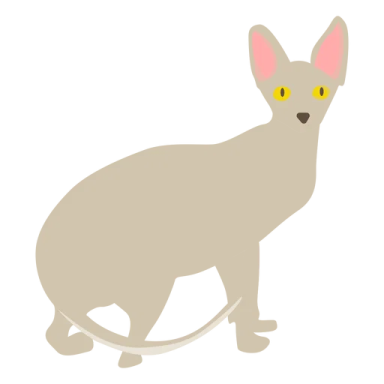 a cat with yellow eyes